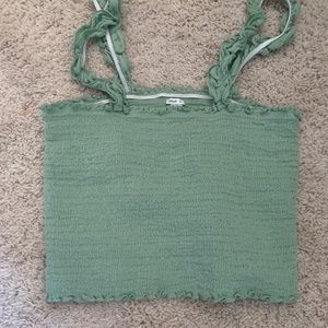 Aerie ruffled tank top